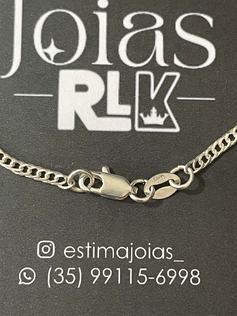 Pulseira Elo Duplo de 2mm