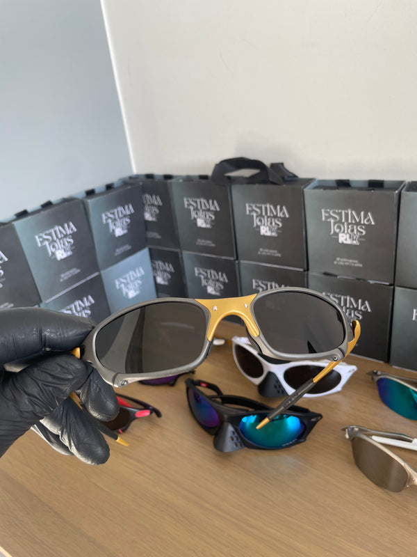 JULIET METAL PINADO 24K DOURADA (kit branco)