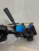 JULIET METAL PINADO 24K ARO XMETAL LENTE AZUL BEBE