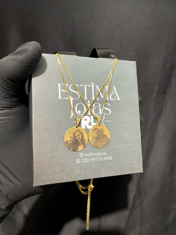 Colar com pingente personalizado